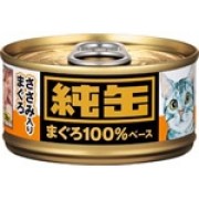 Aixia 純缶 - 吞拿魚+雞肉 70g x 1箱 (48罐) (3箱以上有折扣)